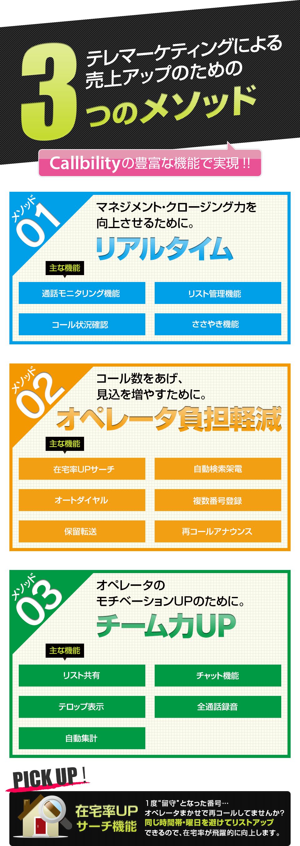 テレマーケティングによる売上アップのための3つのメソッド